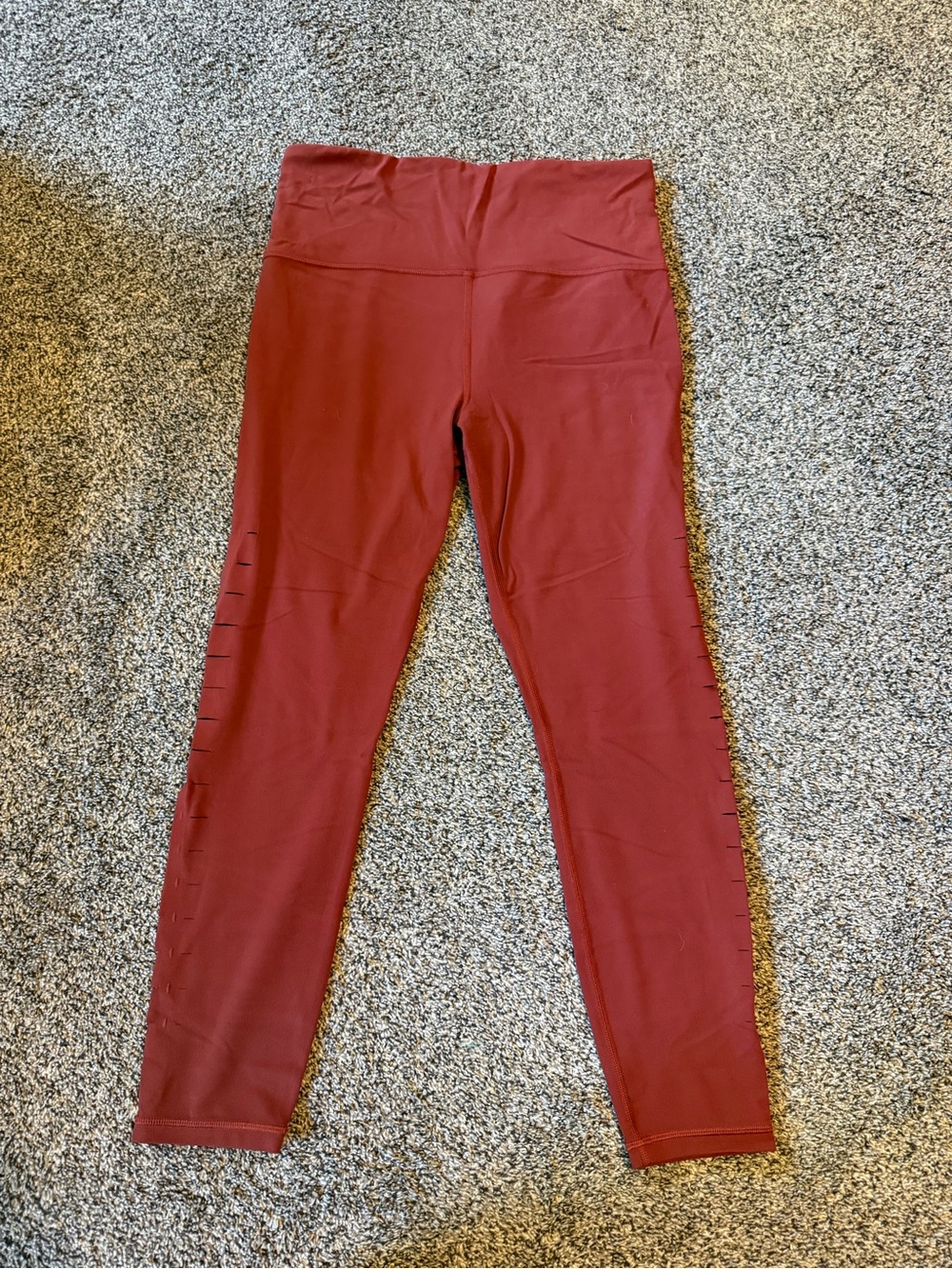 Athleta Burgundy High-Rise Tight Leggings